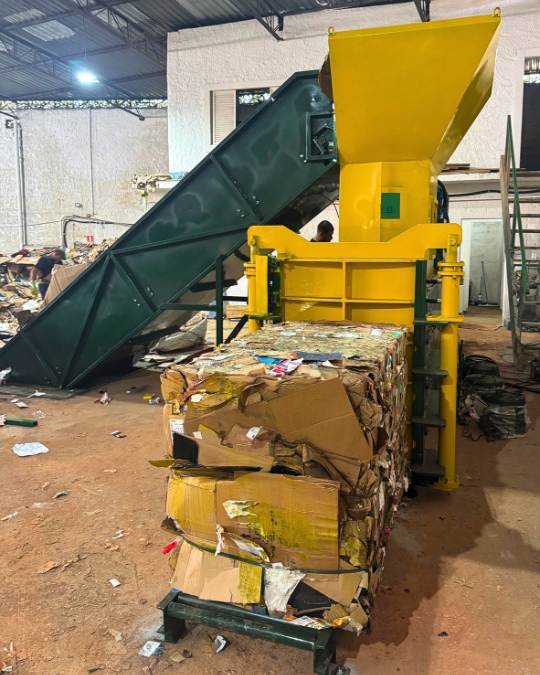 Máquina Metafort instalada na Musa Reuso